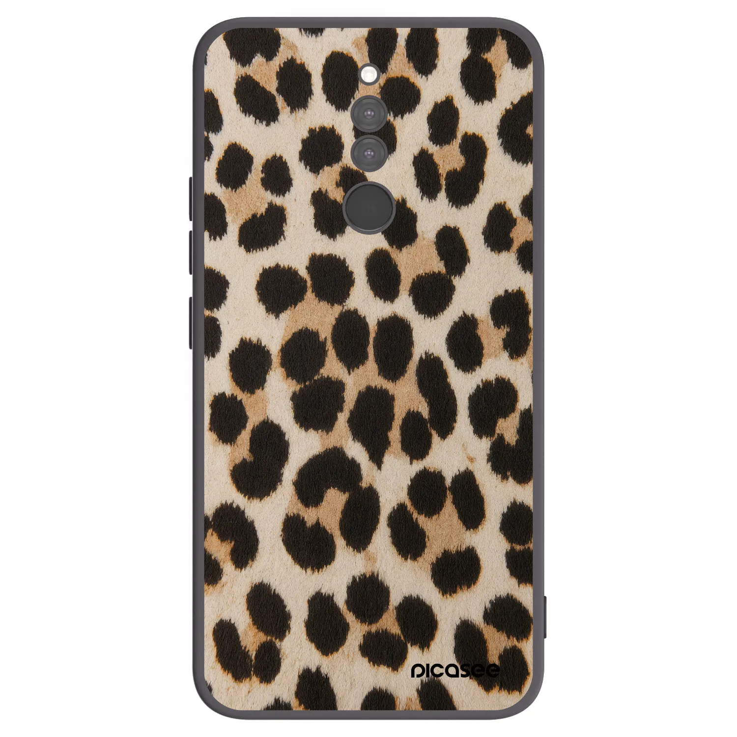 Picasee fekete szilikon tok az alábbi mobiltelefonokra Xiaomi Redmi 8 - Brown Tiger