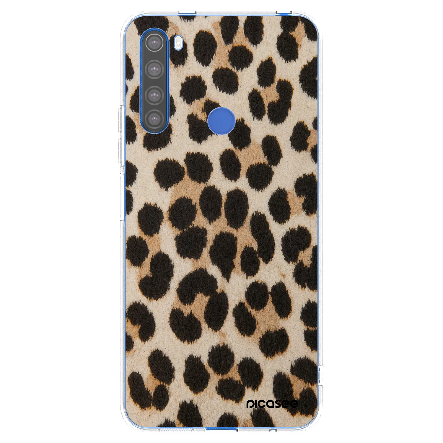 Picasee átlátszó szilikon tok az alábbi mobiltelefonokra Xiaomi Redmi Note 8T - Brown Tiger