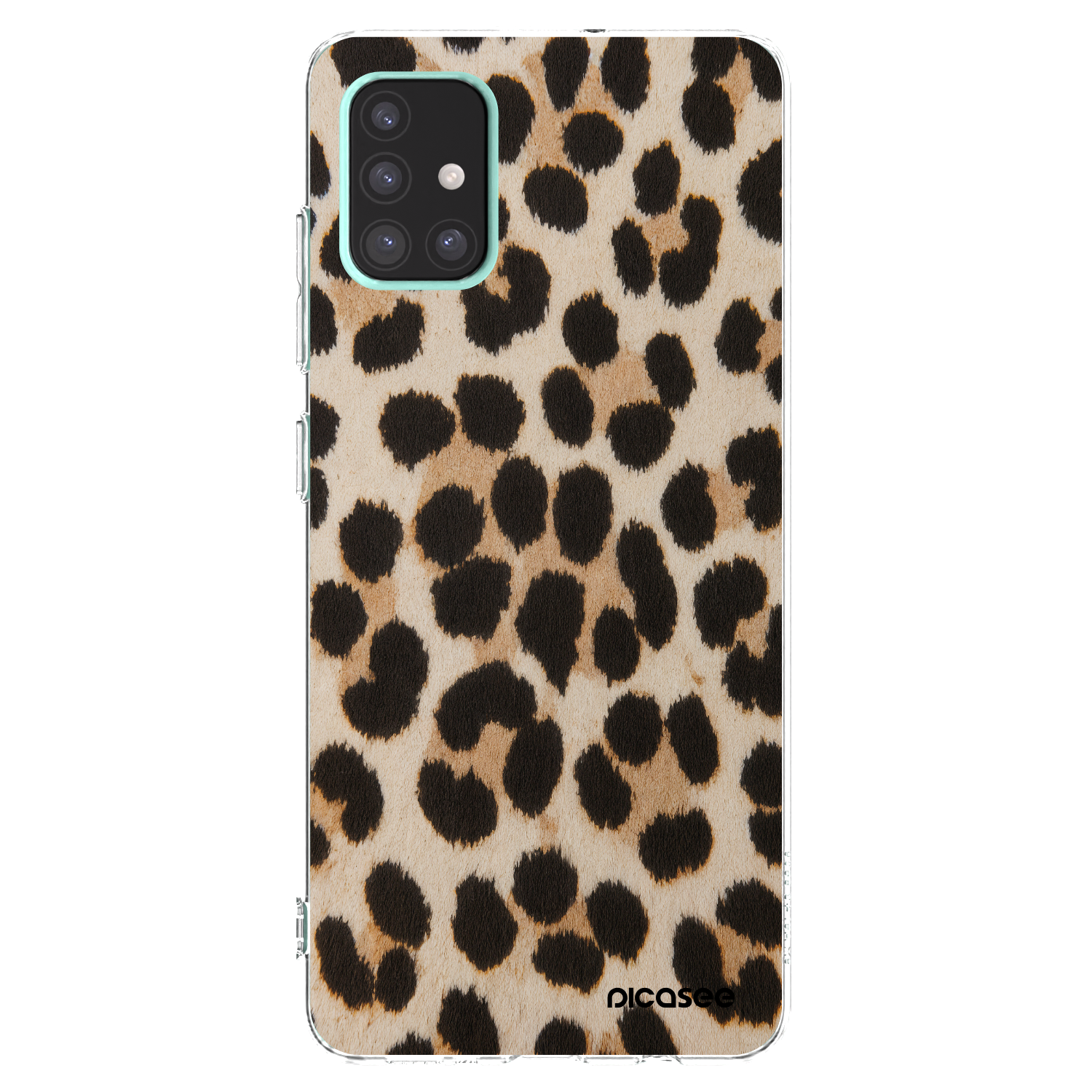 Picasee átlátszó szilikon tok az alábbi mobiltelefonokra Samsung Galaxy A51 A515F - Brown Tiger