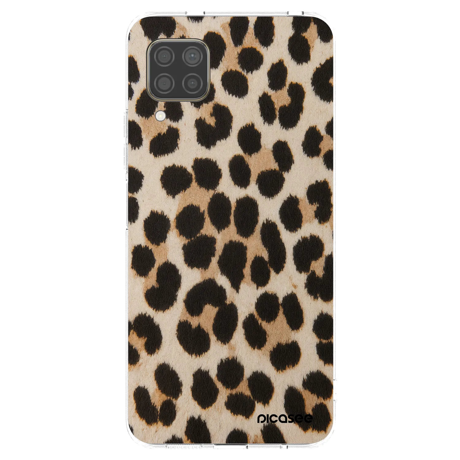 Picasee átlátszó szilikon tok az alábbi mobiltelefonokra Huawei P40 Lite - Brown Tiger
