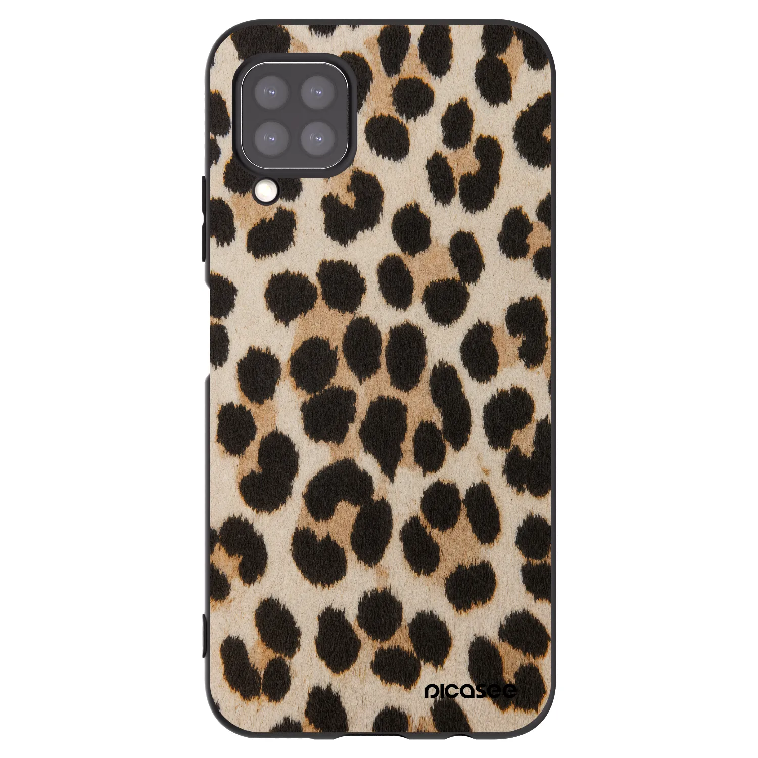 Picasee fekete szilikon tok az alábbi mobiltelefonokra Huawei P40 Lite - Brown Tiger