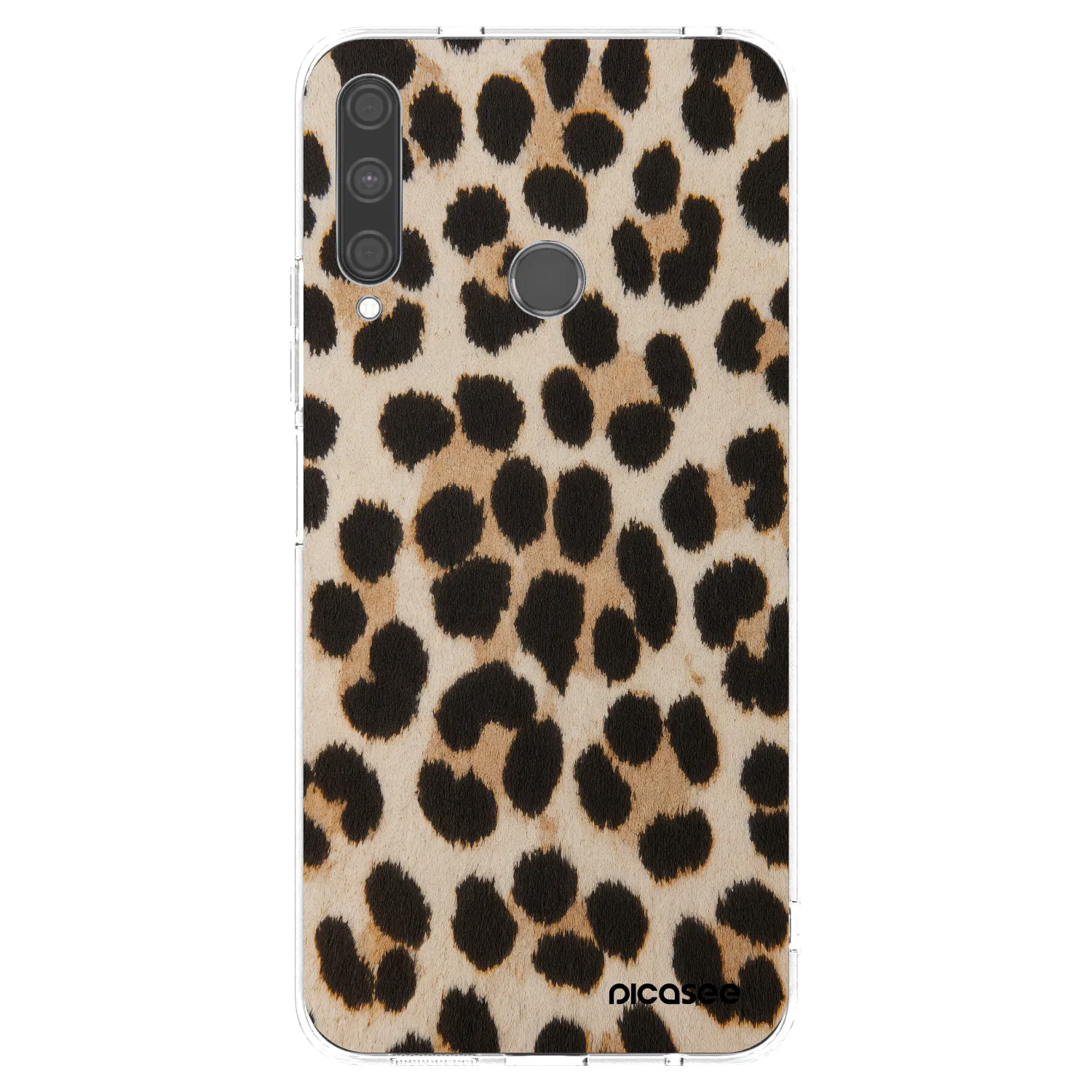 Picasee átlátszó szilikon tok az alábbi mobiltelefonokra Huawei P40 Lite E - Brown Tiger