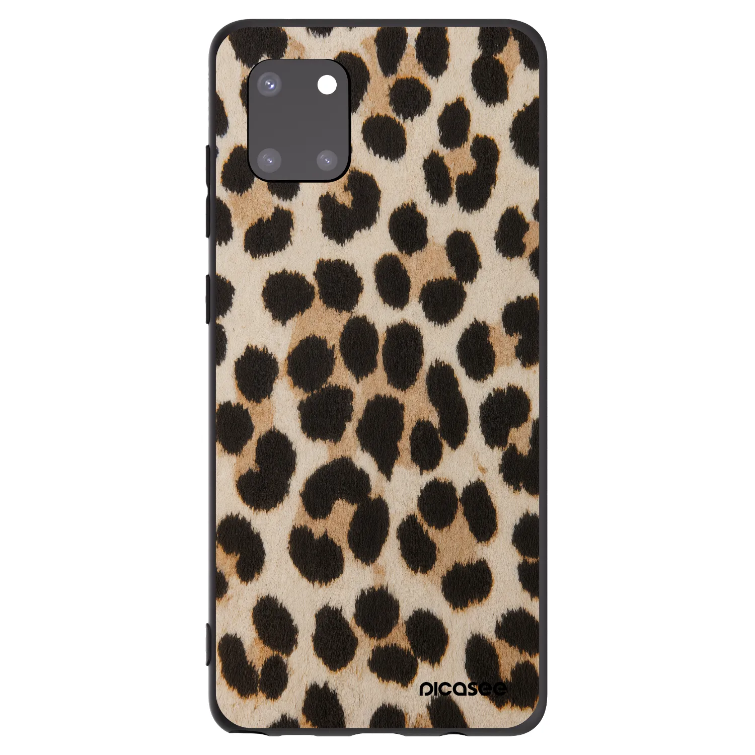 Picasee fekete szilikon tok az alábbi mobiltelefonokra Samsung Galaxy Note 10 Lite N770F - Brown Tiger