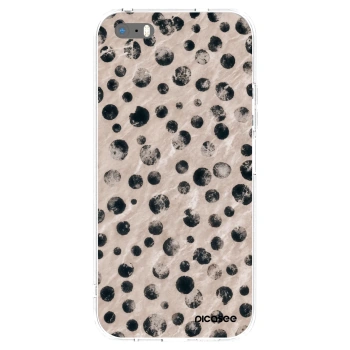 Picasee átlátszó szilikon tok az alábbi mobiltelefonokra Apple iPhone 5/5S/SE - Inked