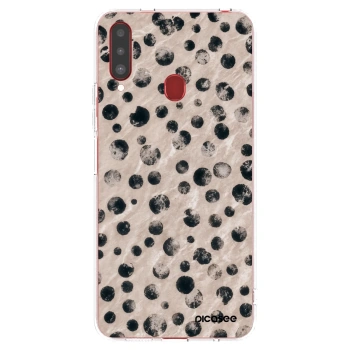 Picasee átlátszó szilikon tok az alábbi mobiltelefonokra Samsung Galaxy A20s - Inked
