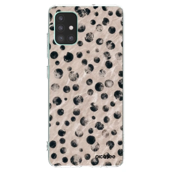 Picasee átlátszó szilikon tok az alábbi mobiltelefonokra Samsung Galaxy M51 M515F - Inked