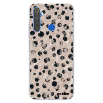 Picasee átlátszó szilikon tok az alábbi mobiltelefonokra Realme 5 - Inked