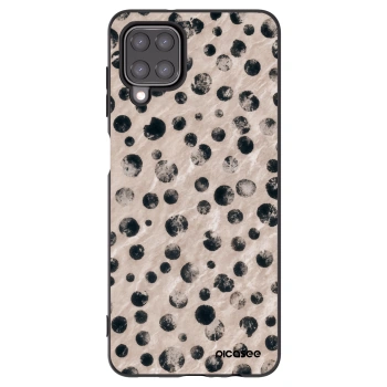 Picasee fekete szilikon tok az alábbi mobiltelefonokra Samsung Galaxy A12 A125F - Inked