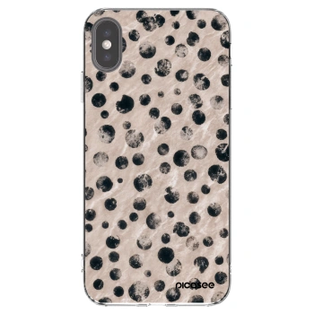 Picasee átlátszó szilikon tok az alábbi mobiltelefonokra Apple iPhone XS Max - Inked