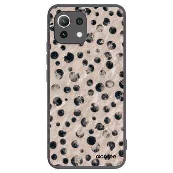 Picasee fekete szilikon tok az alábbi mobiltelefonokra Xiaomi 11 Lite 5G NE - Inked