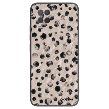 Picasee fekete szilikon tok az alábbi mobiltelefonokra Realme 8 5G - Inked