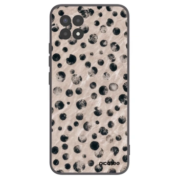 Picasee fekete szilikon tok az alábbi mobiltelefonokra Realme 8i - Inked