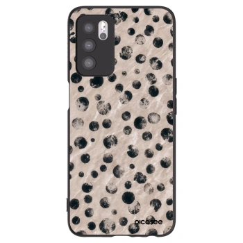 Picasee fekete szilikon tok az alábbi mobiltelefonokra OPPO A16s - Inked