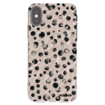 Picasee átlátszó szilikon tok az alábbi mobiltelefonokra Apple iPhone X/XS - Inked