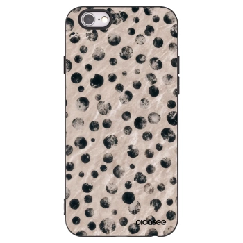 Picasee fekete szilikon tok az alábbi mobiltelefonokra Apple iPhone 6/6S - Inked
