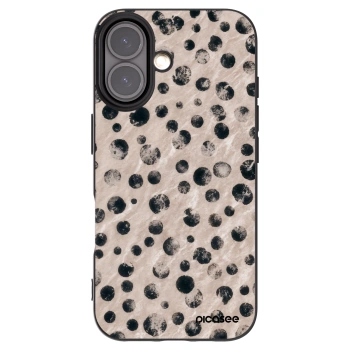 Picasee fekete szilikon tok az alábbi mobiltelefonokra Apple iPhone 16 - Inked