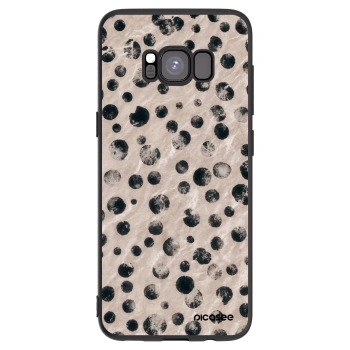 Picasee fekete szilikon tok az alábbi mobiltelefonokra Samsung Galaxy S8 G950F - Inked