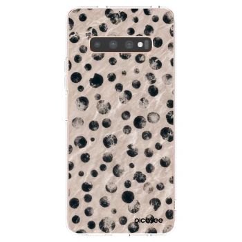 Picasee átlátszó szilikon tok az alábbi mobiltelefonokra Samsung Galaxy S10 Plus G975 - Inked