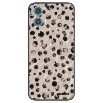 Picasee fekete szilikon tok az alábbi mobiltelefonokra Motorola Moto G34 5G - Inked