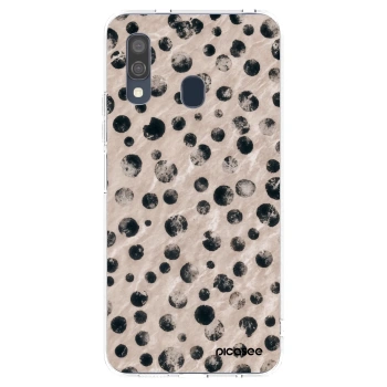 Picasee átlátszó szilikon tok az alábbi mobiltelefonokra Samsung Galaxy A40 A405F - Inked