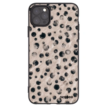 Picasee fekete szilikon tok az alábbi mobiltelefonokra Apple iPhone 11 Pro Max - Inked