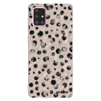 Picasee átlátszó szilikon tok az alábbi mobiltelefonokra Samsung Galaxy A71 A715F - Inked