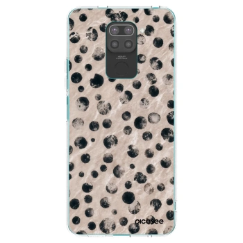 Picasee fekete szilikon tok az alábbi mobiltelefonokra Xiaomi Redmi Note 9 - Inked