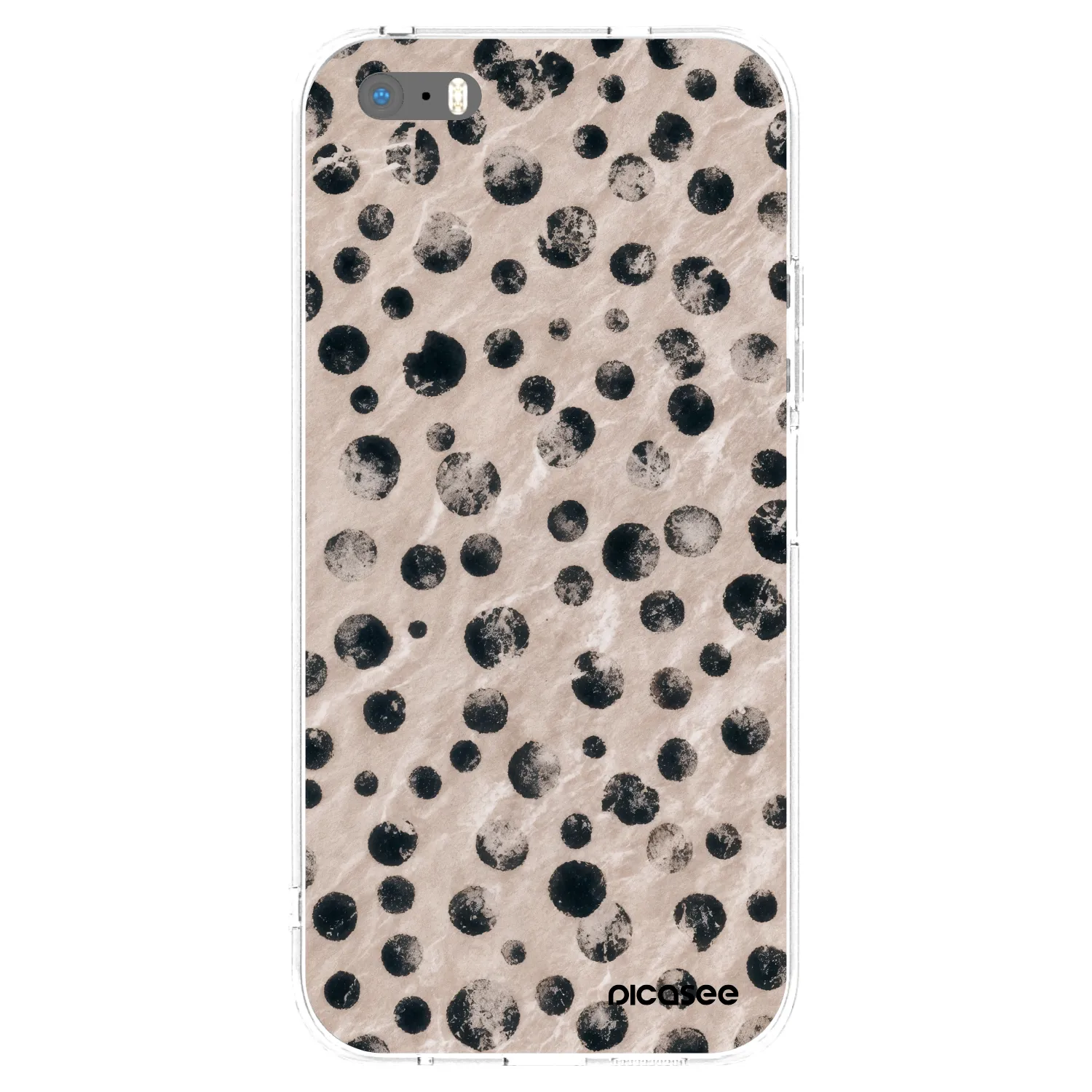 Picasee átlátszó szilikon tok az alábbi mobiltelefonokra Apple iPhone 5/5S/SE - Inked