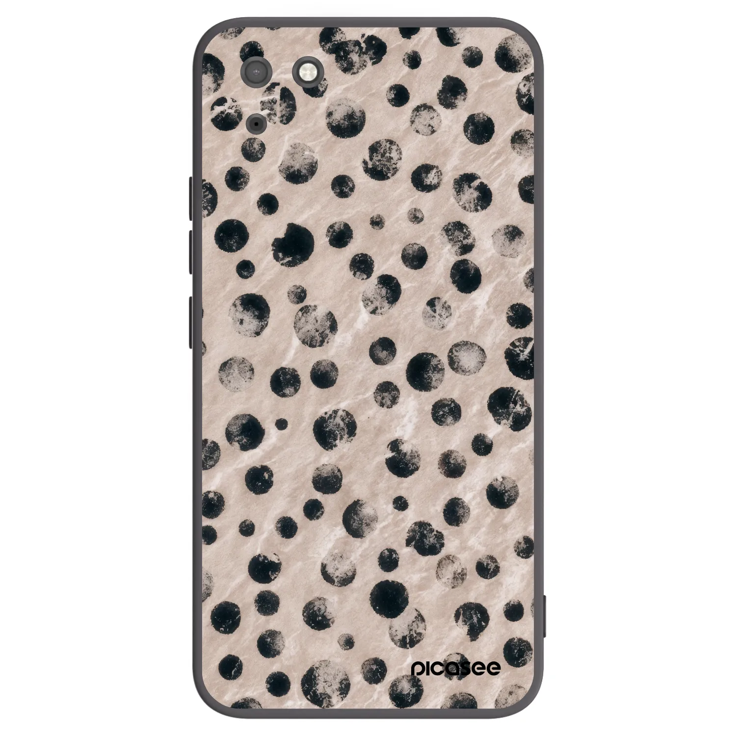 Picasee fekete szilikon tok az alábbi mobiltelefonokra Huawei Y5P - Inked