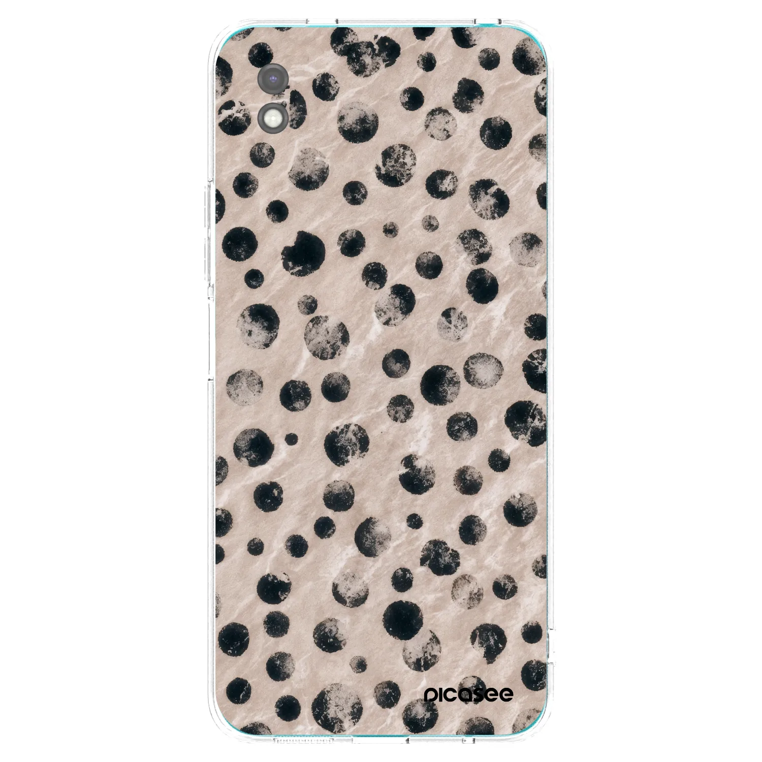 Picasee fekete szilikon tok az alábbi mobiltelefonokra Xiaomi Redmi 9A - Inked