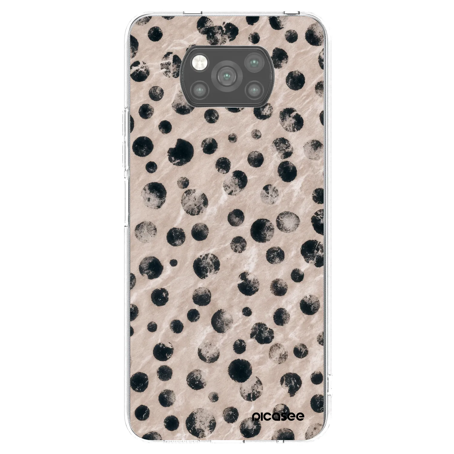 Picasee fekete szilikon tok az alábbi mobiltelefonokra Xiaomi Poco X3 - Inked