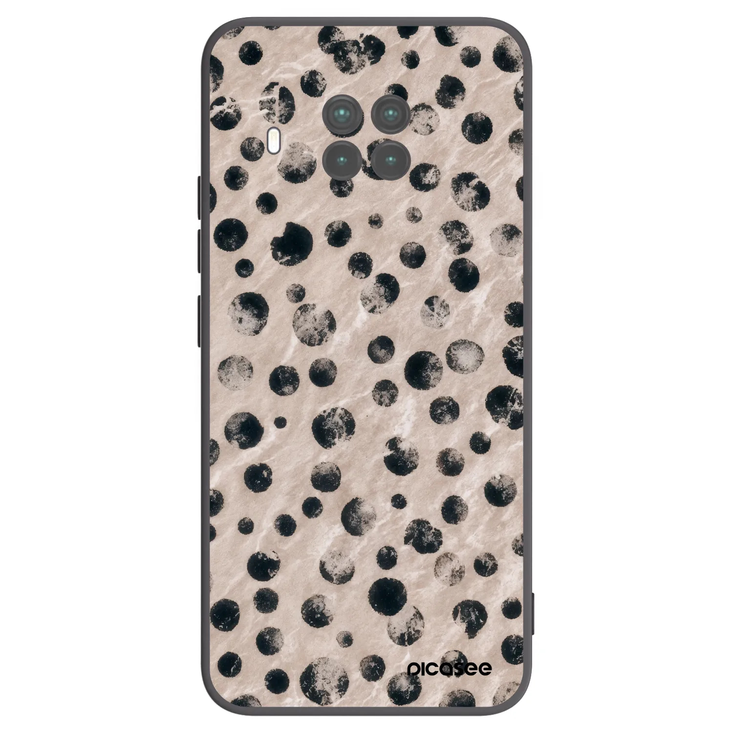 Picasee fekete szilikon tok az alábbi mobiltelefonokra Xiaomi Mi 10T Lite - Inked