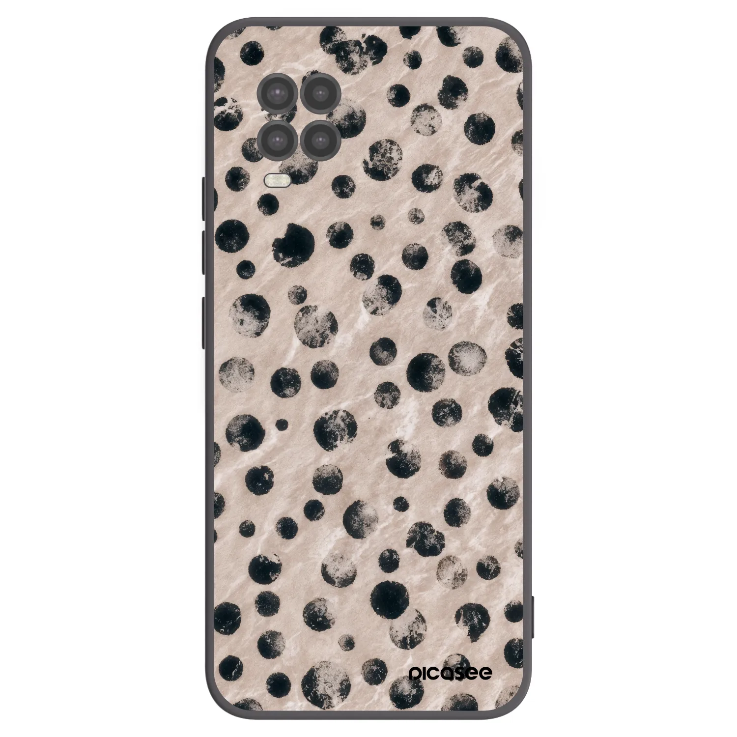 Picasee fekete szilikon tok az alábbi mobiltelefonokra Xiaomi Mi 10 Lite - Inked