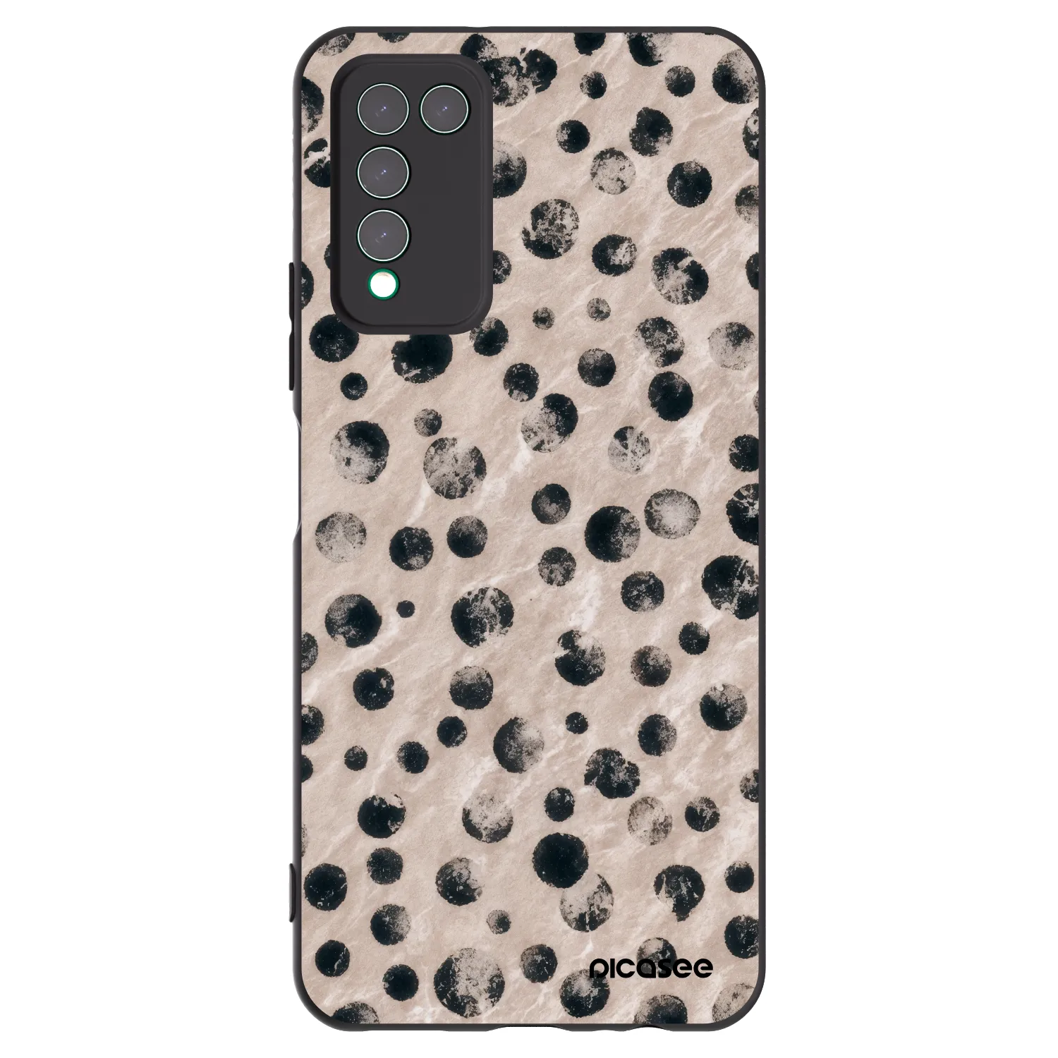Picasee fekete szilikon tok az alábbi mobiltelefonokra Honor 10X Lite - Inked
