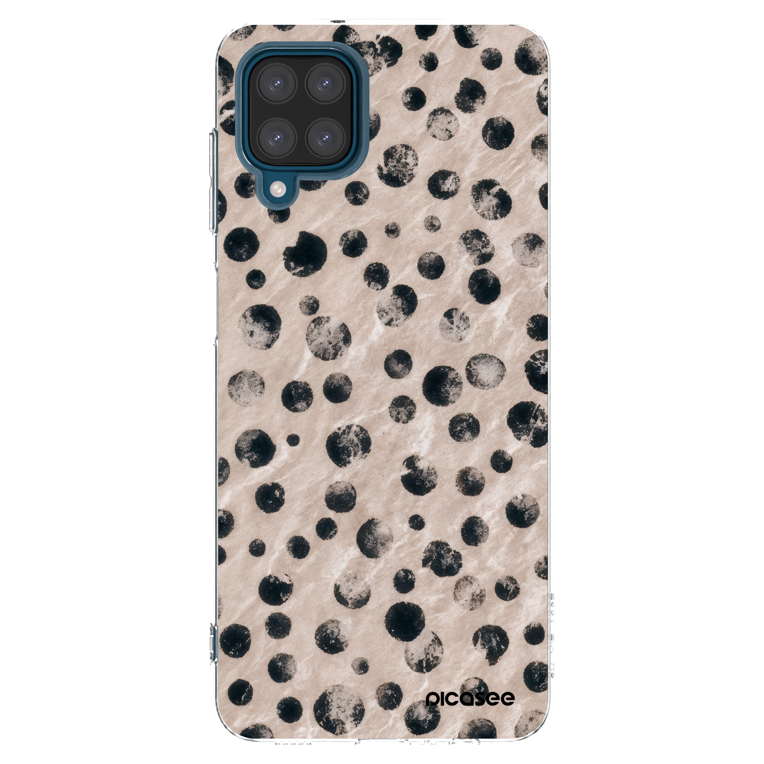 Picasee átlátszó szilikon tok az alábbi mobiltelefonokra Samsung Galaxy A12 A125F - Inked