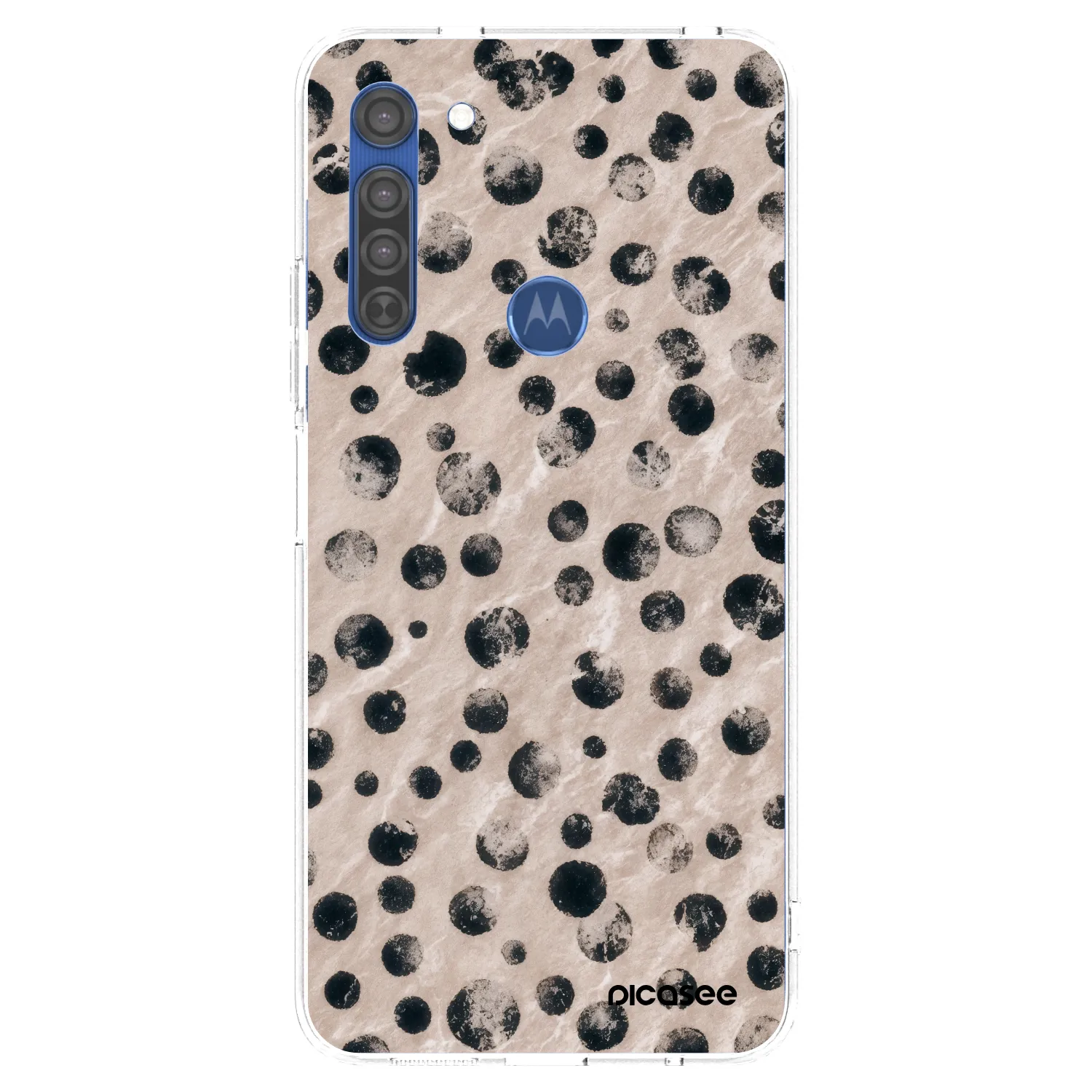 Picasee átlátszó szilikon tok az alábbi mobiltelefonokra Motorola Moto G8 - Inked