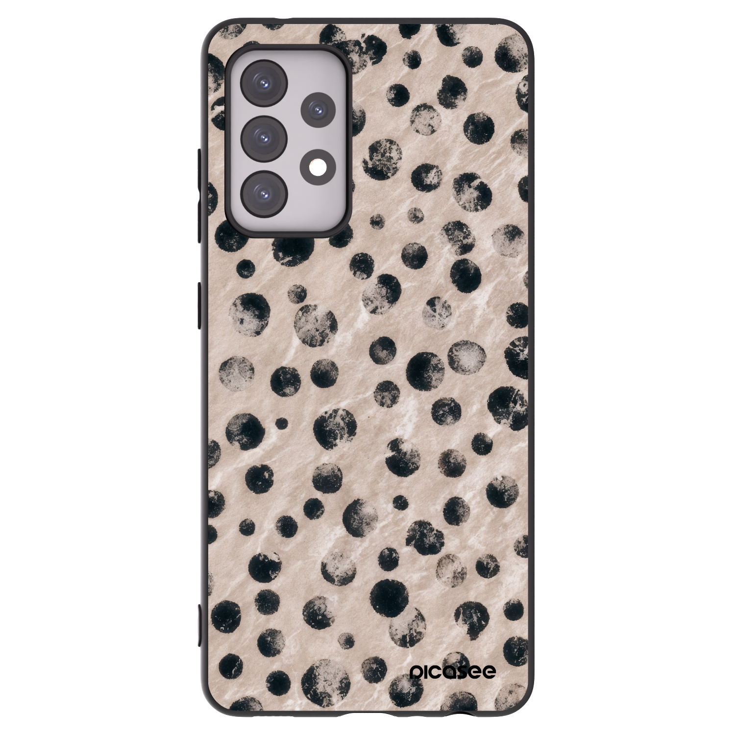Picasee fekete szilikon tok az alábbi mobiltelefonokra Samsung Galaxy A52 5G A525F - Inked