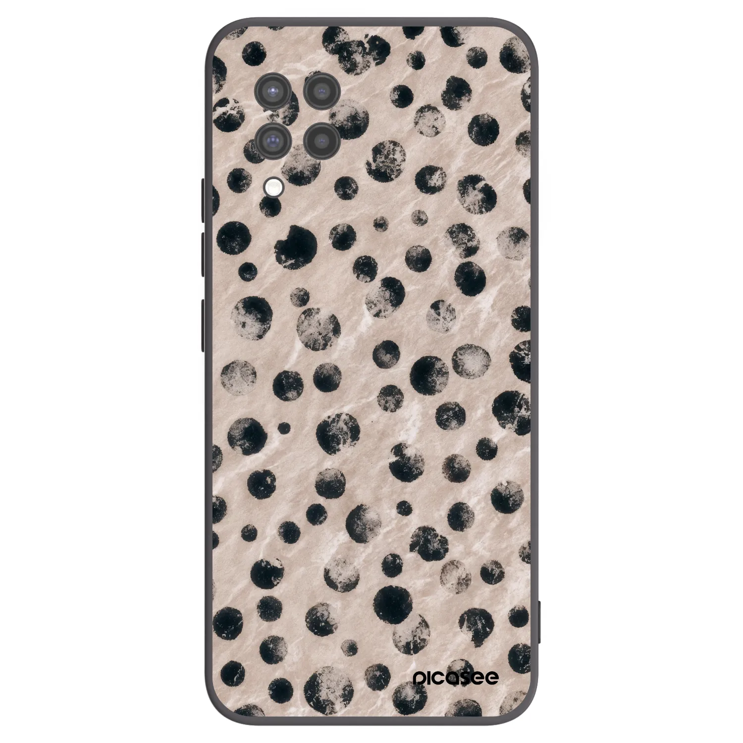 Picasee fekete szilikon tok az alábbi mobiltelefonokra Samsung Galaxy A42 A426B - Inked