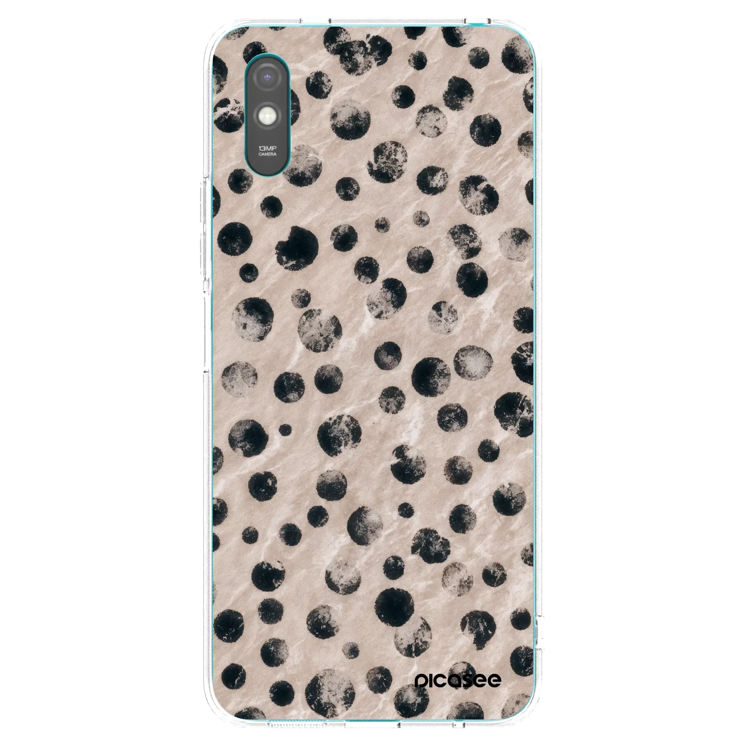 Picasee átlátszó szilikon tok az alábbi mobiltelefonokra Xiaomi Redmi 9AT - Inked