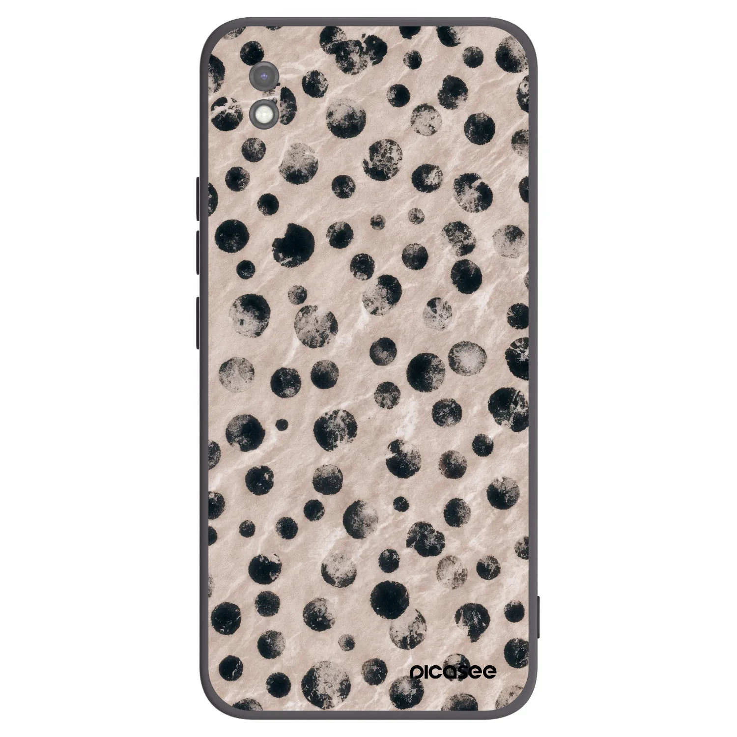 Picasee fekete szilikon tok az alábbi mobiltelefonokra Xiaomi Redmi 9AT - Inked