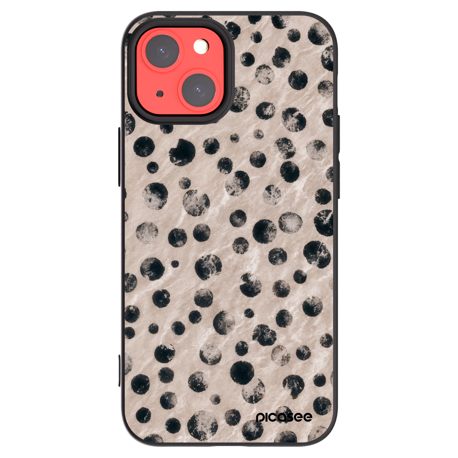 Picasee fekete szilikon tok az alábbi mobiltelefonokra Apple iPhone 13 mini - Inked