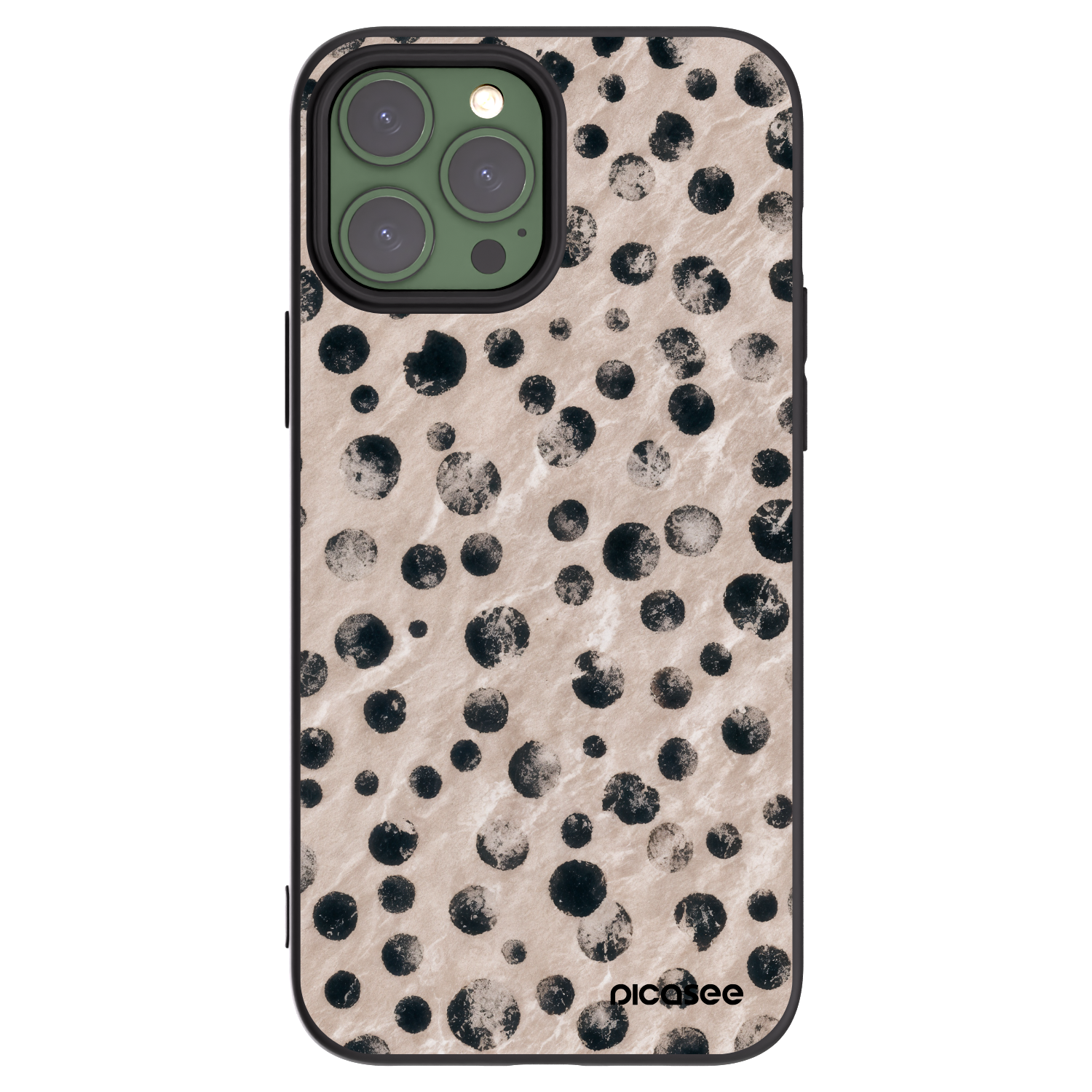 Picasee fekete szilikon tok az alábbi mobiltelefonokra Apple iPhone 13 Pro Max - Inked