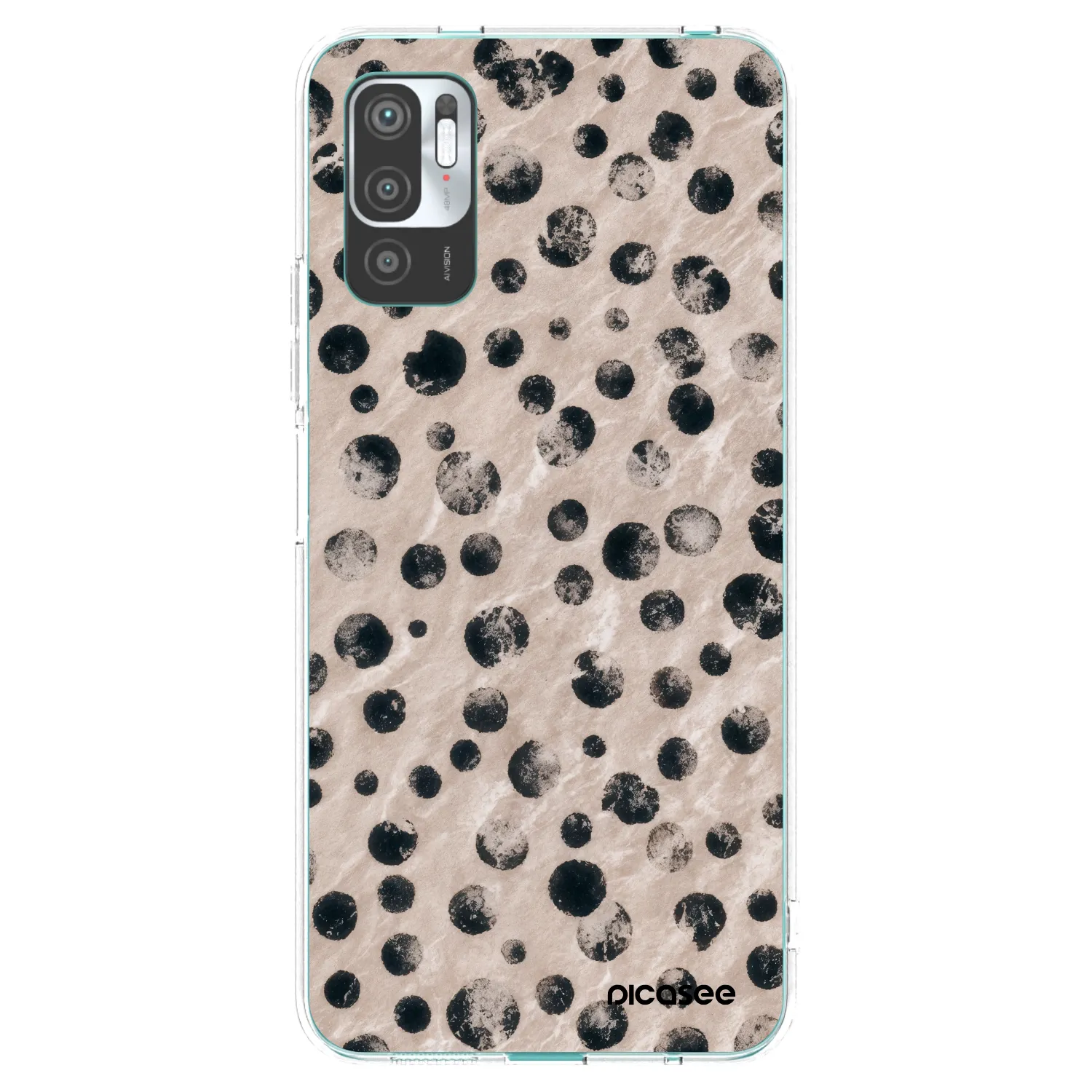 Picasee átlátszó szilikon tok az alábbi mobiltelefonokra Xiaomi Redmi Note 10 5G - Inked