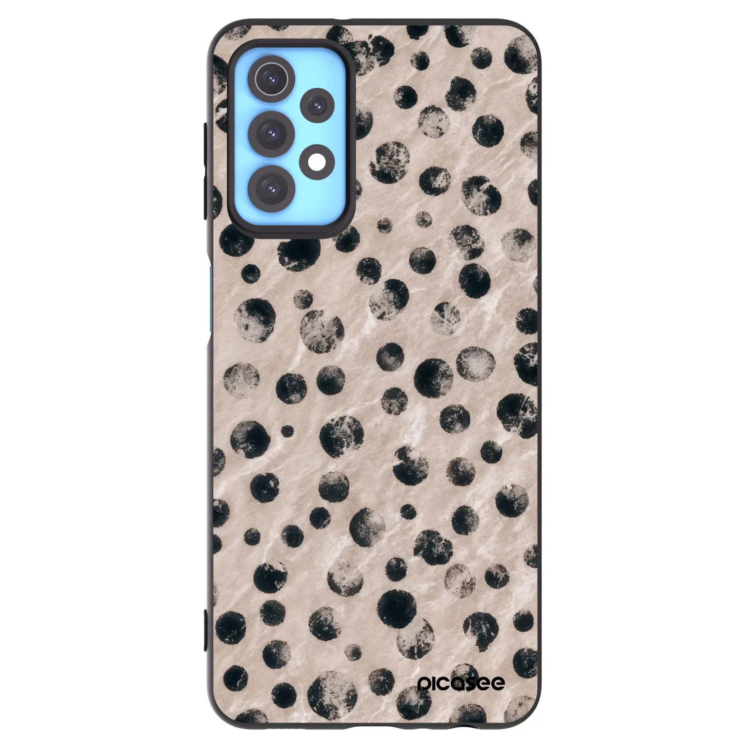 Picasee fekete szilikon tok az alábbi mobiltelefonokra Samsung Galaxy A32 4G SM-A325F - Inked