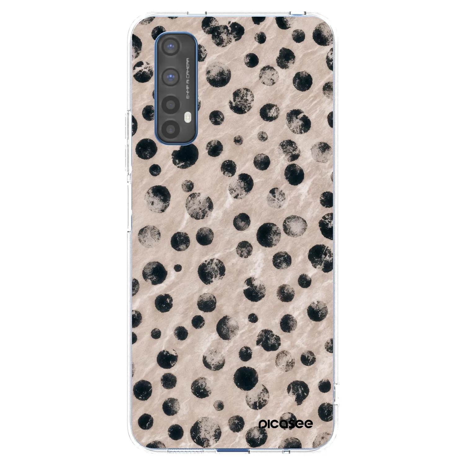 Picasee átlátszó szilikon tok az alábbi mobiltelefonokra Realme 7 - Inked