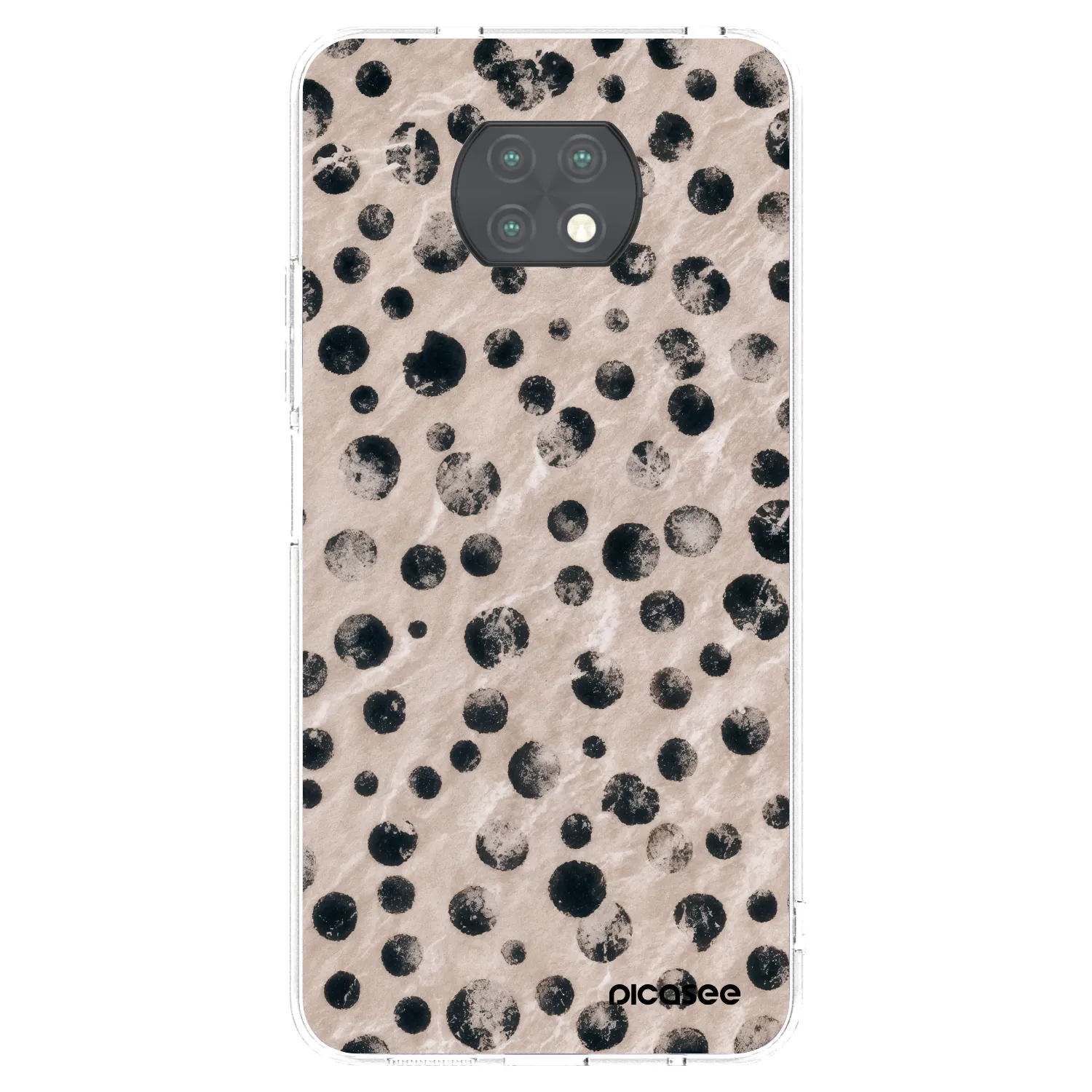 Picasee átlátszó szilikon tok az alábbi mobiltelefonokra Xiaomi Redmi Note 9T - Inked