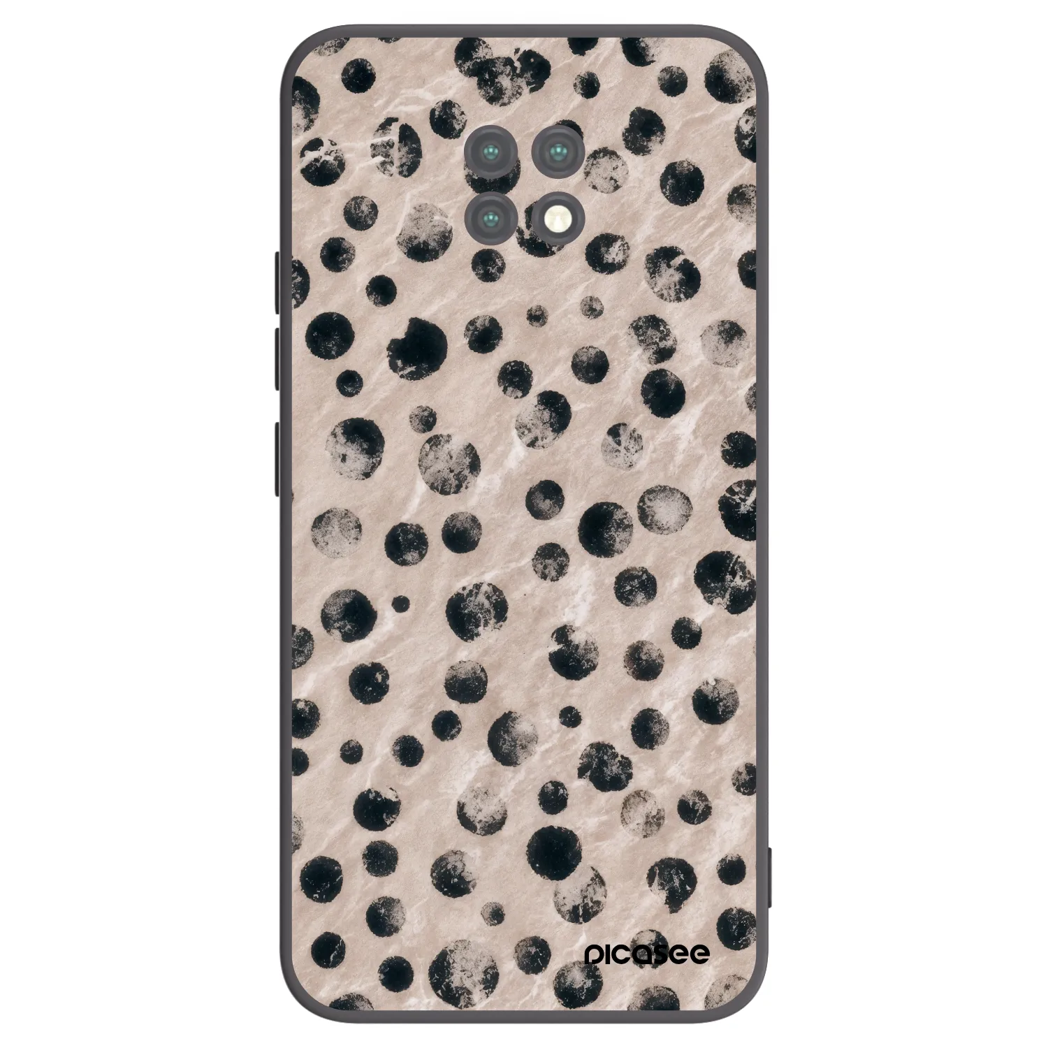 Picasee fekete szilikon tok az alábbi mobiltelefonokra Xiaomi Redmi Note 9T - Inked