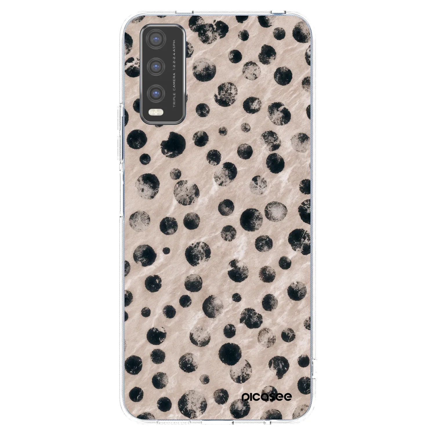 Picasee átlátszó szilikon tok az alábbi mobiltelefonokra Vivo Y20s - Inked
