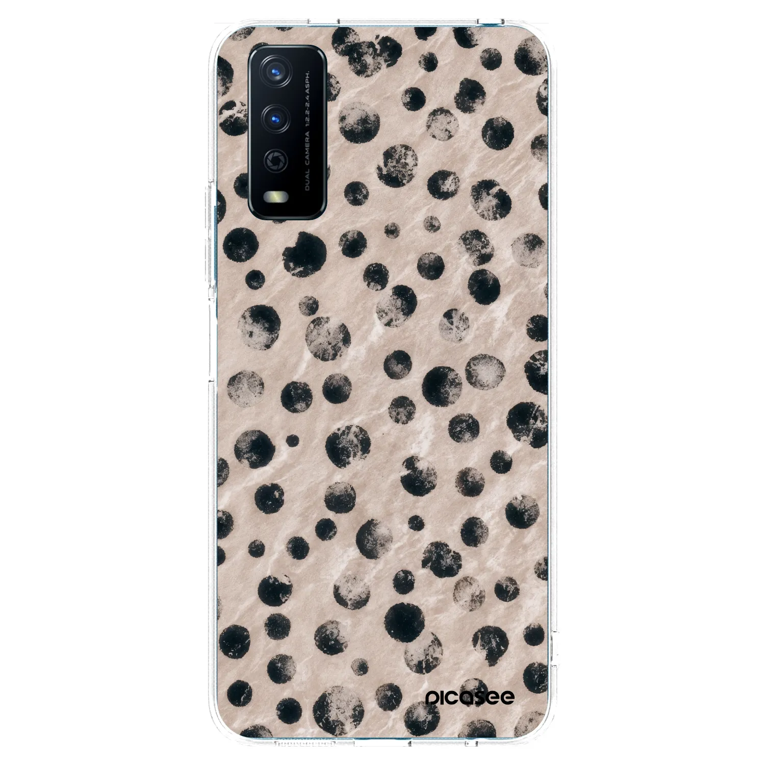 Picasee átlátszó szilikon tok az alábbi mobiltelefonokra Vivo Y11s - Inked