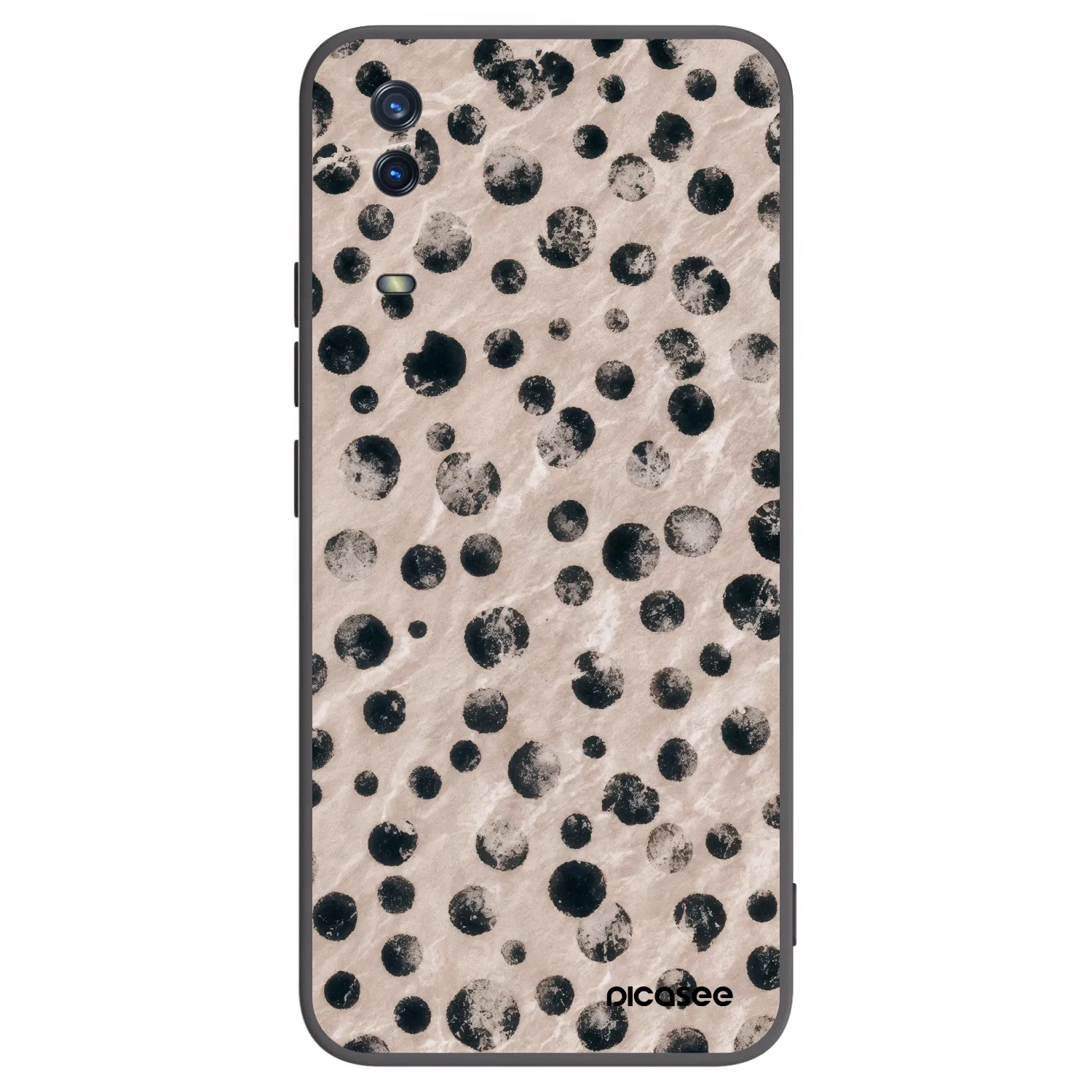 Picasee fekete szilikon tok az alábbi mobiltelefonokra Vivo Y11s - Inked